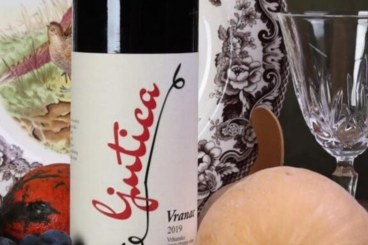Red wine Vranac from Montenegro Ljutica winery
