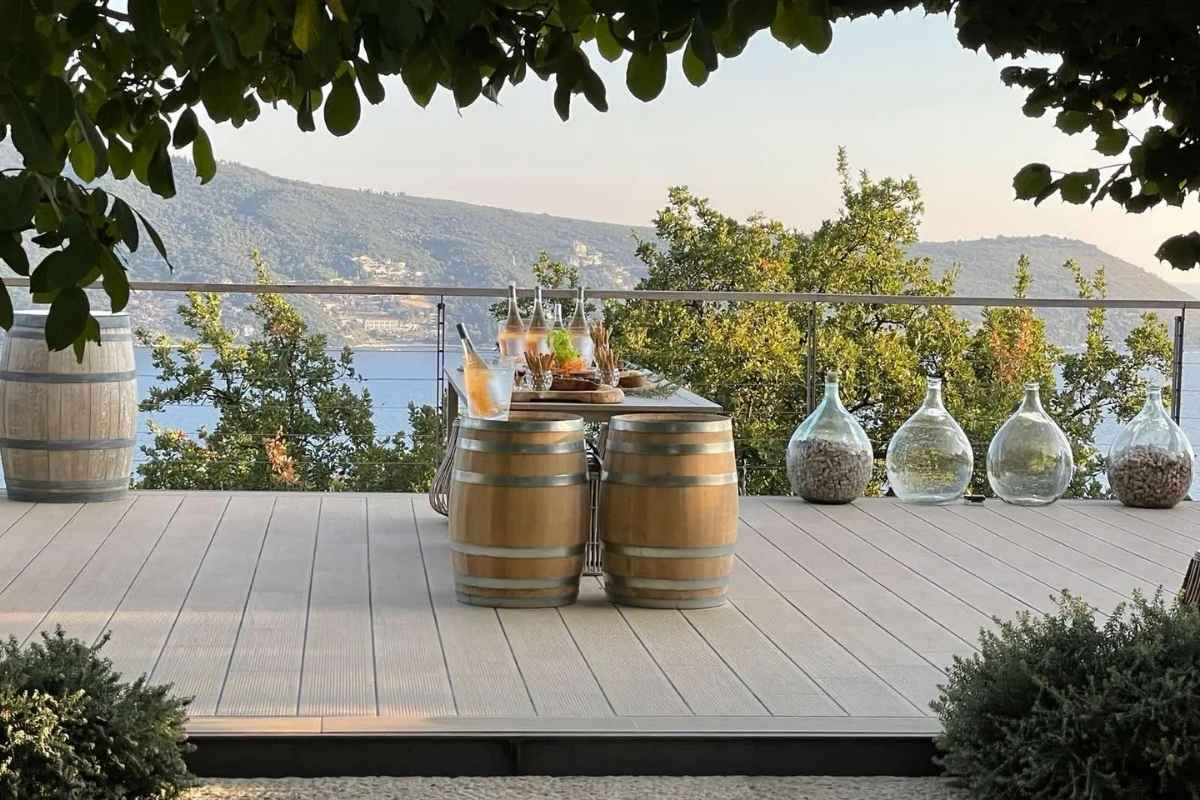 Wine tasting experience at Savina winery overlooking the Adriatic near Herceg Novi