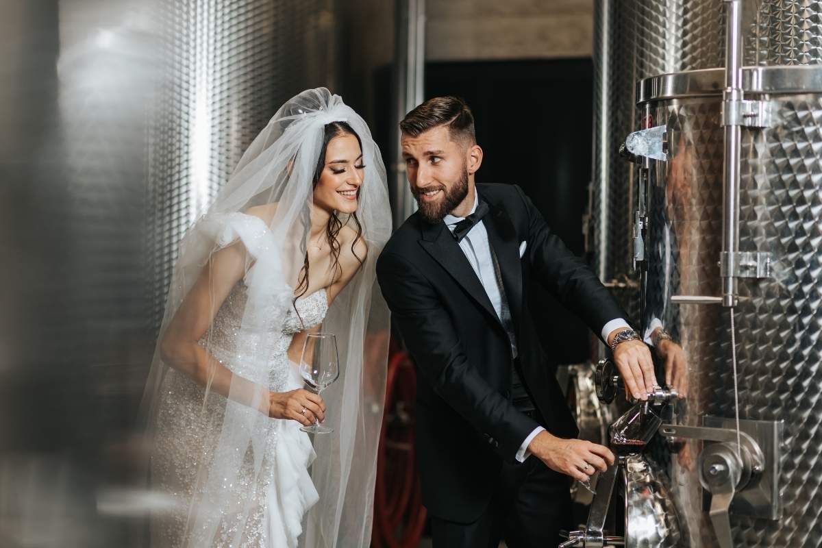 Elegant winery wedding in Montenegro Storia di Pietra near Kotor