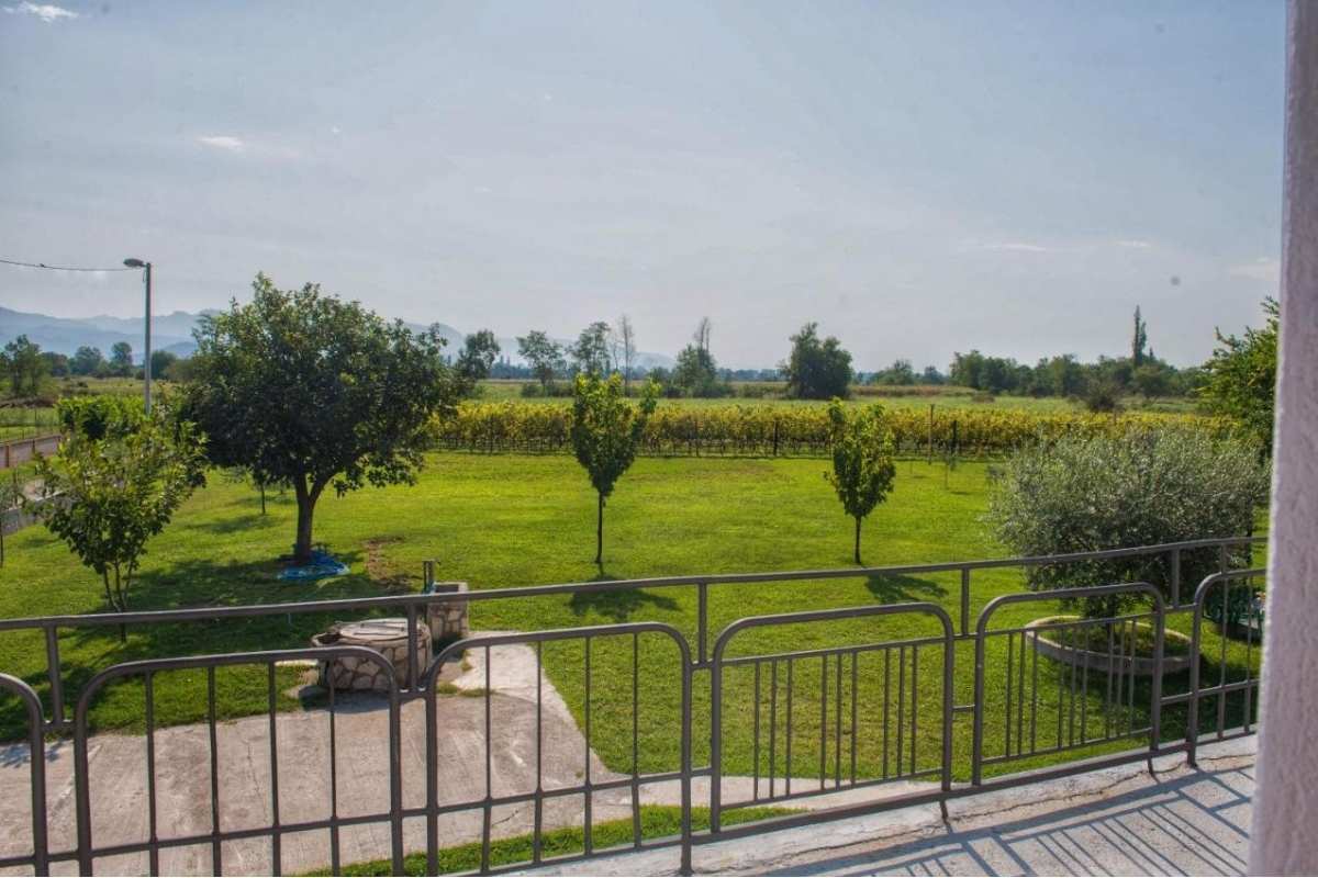 Scenic outdoor area of Konoba Stanišić for wine tasting and relaxation