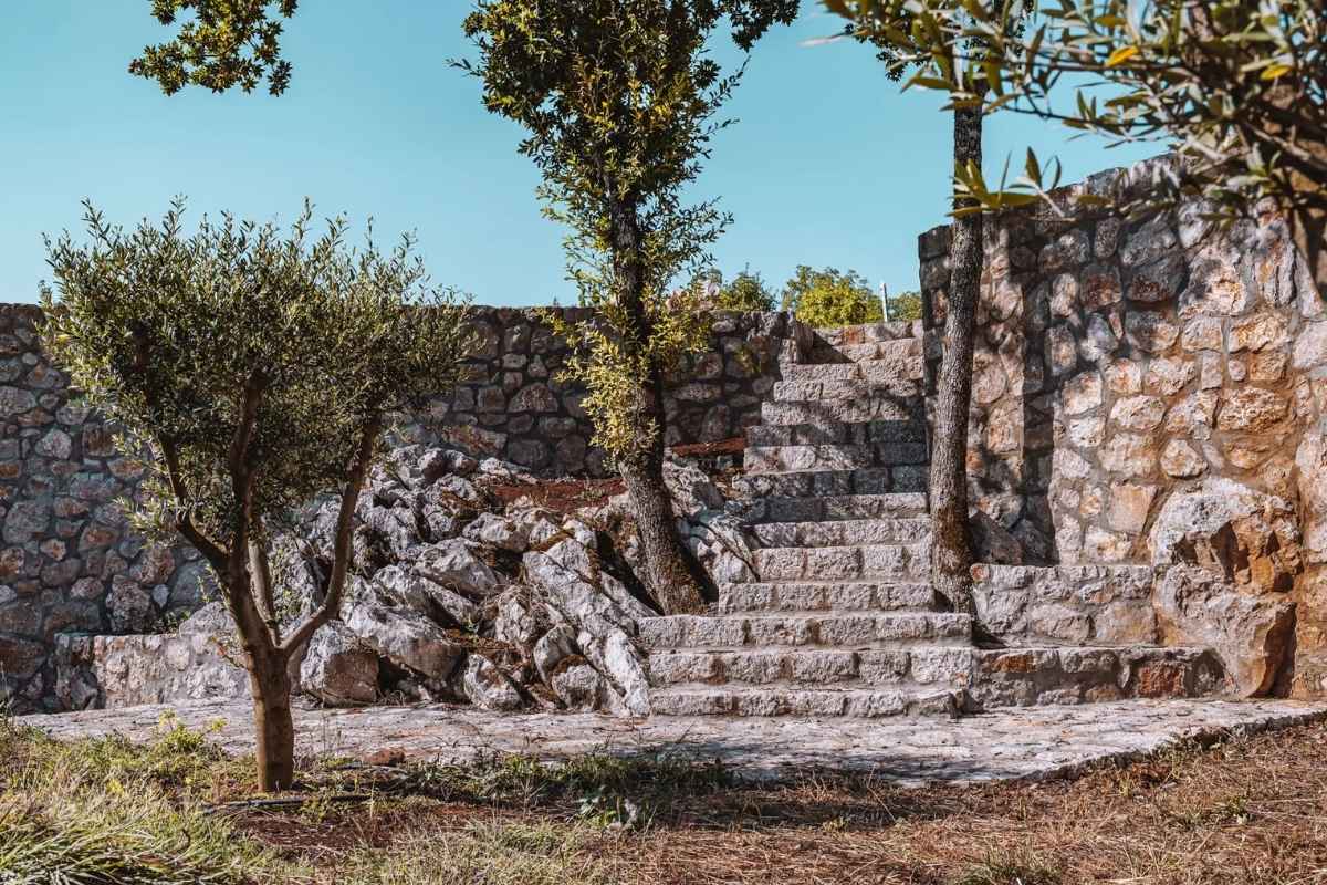 Montenegrin winery Barović with authentic stone details