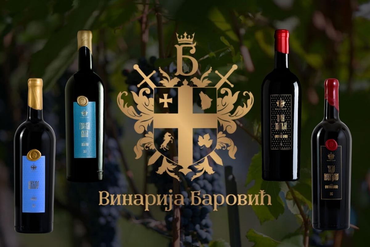 Vina iz vinarije Barovic Crna Gora