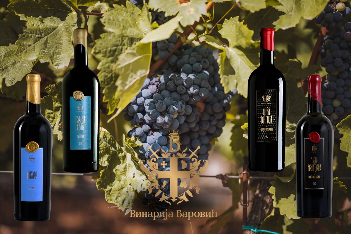 Wines of Barovic winery from Montenegro