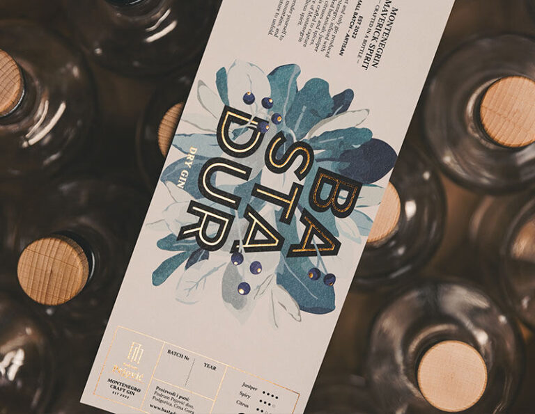 Bastadur gin crafted from Montenegro