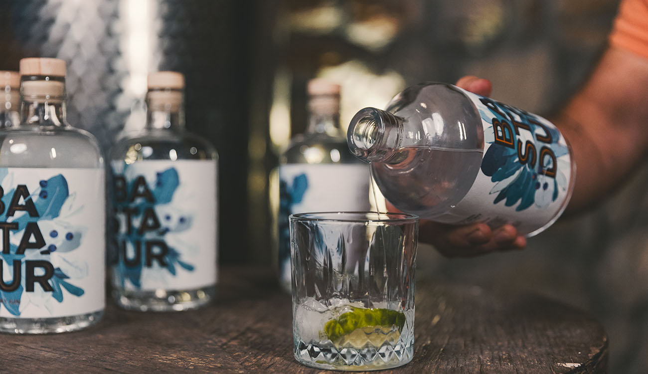 Craft gin Bastadur from Montenegro