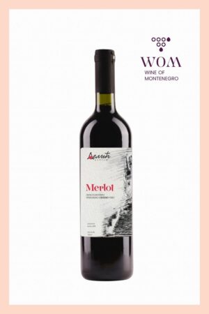 Delić Merlot red wine by Delić winery Montenegro