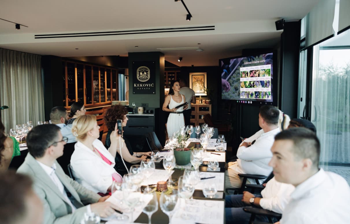 Kekovic winery wine school