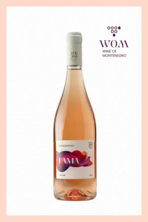 Patrimonio Fama rose wine by Patrimonio estate winery Montenegro