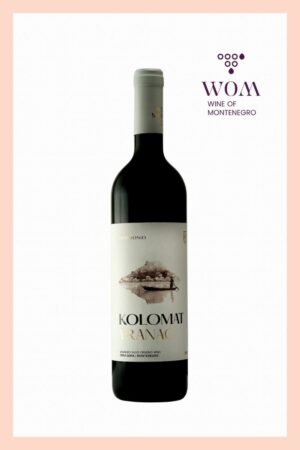 Patrimonio Kolomat Vranac red wine by Patrimonio estate winery Montenegro