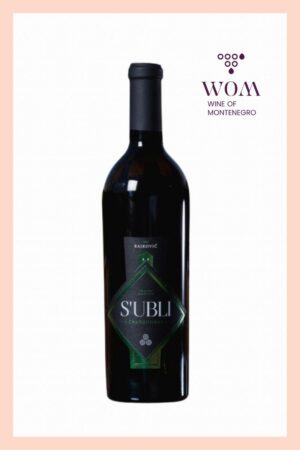 Rajković S ubli white wine by Rajković winery Montenegro
