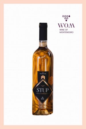 Rajković Stup Rosé – dry rosé wine from Montenegro, a blend of Cabernet Sauvignon and Cabernet Franc. Light pink color with red berry aromas and subtle floral notes. Refreshing and perfect for summer enjoyment.