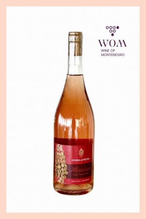 Storia di Pietra Rose HeroinA 0.75L – dry rosé crafted from hand-harvested Syrah and Cabernet Franc with 3 months aged on lees in stainless steel. Fresh red berry notes, delicate creaminess, and a crisp finish. Perfect with seafood, sushi, fresh salads, or grilled chicken.