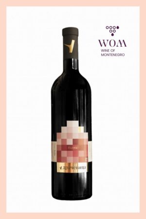 Dračevica Bodin Vranac – deep ruby red wine from winery Dračevica, Montenegro. Rich in forest fruit aromas, elegantly structured, with a long, smooth finish. Perfect with grilled meats and hearty dishes.