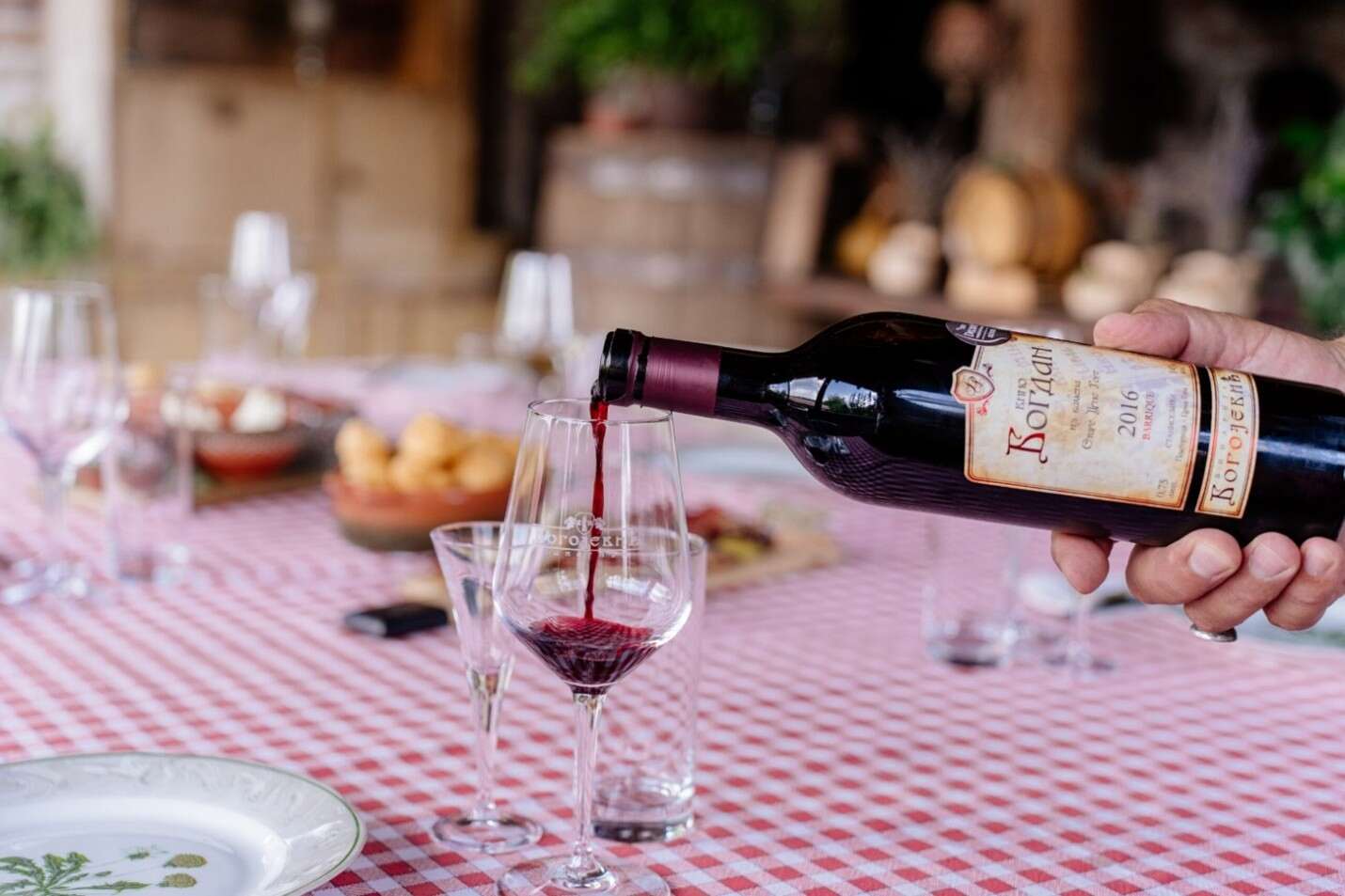 Bogojevic winery tasting wine