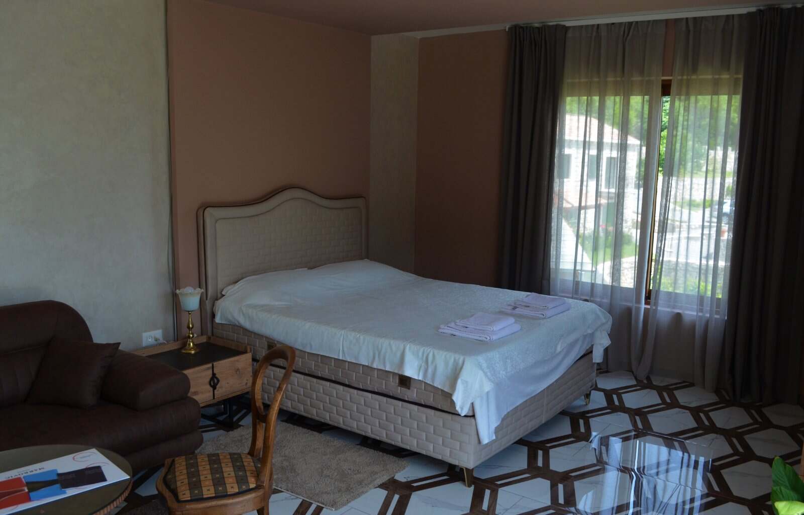 Modern winery room accommodation Montenegro